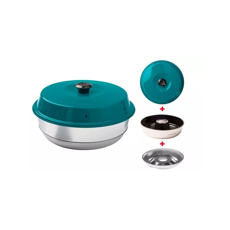 256 Juego de horno de camping Omnia