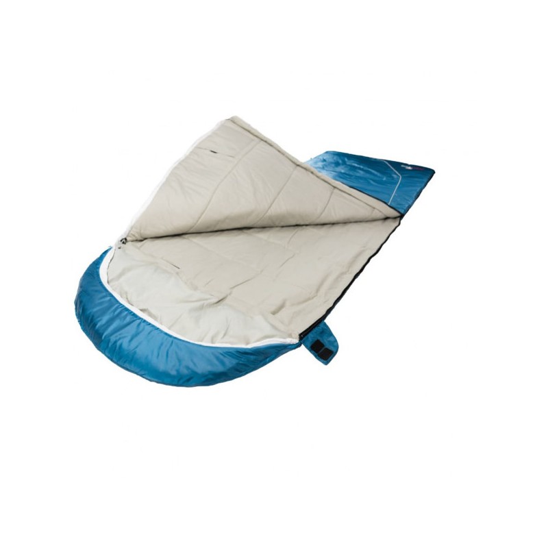 manta saco de dormir Cotton Comfort azul derecha