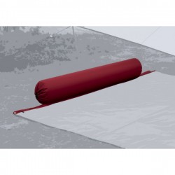 Rollo de cojín doblado XL tumbona hinchable rojo