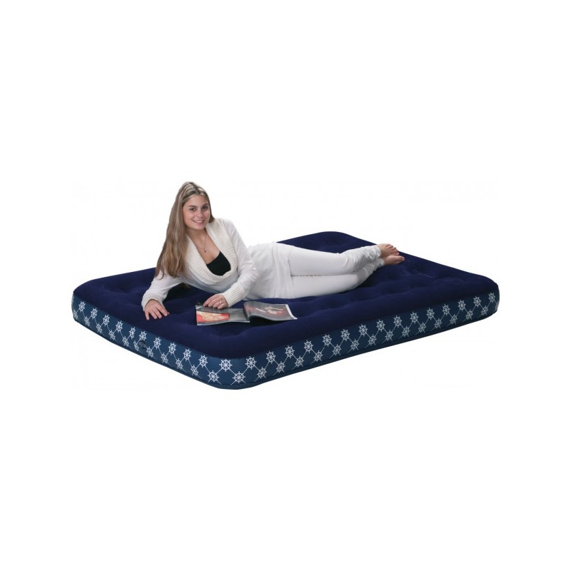 Cama hinchable con bomba integrada, 203 x 152 cm